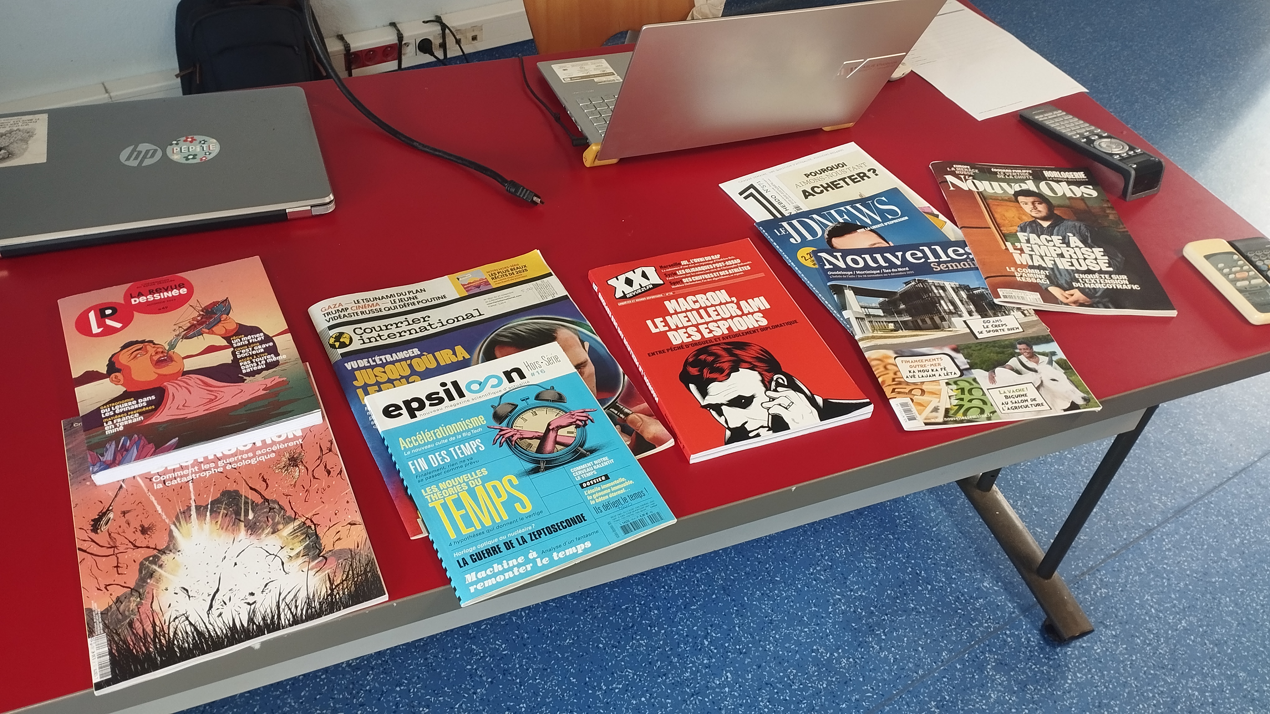 Revue de presse à l'Inspé de Guadeloupe